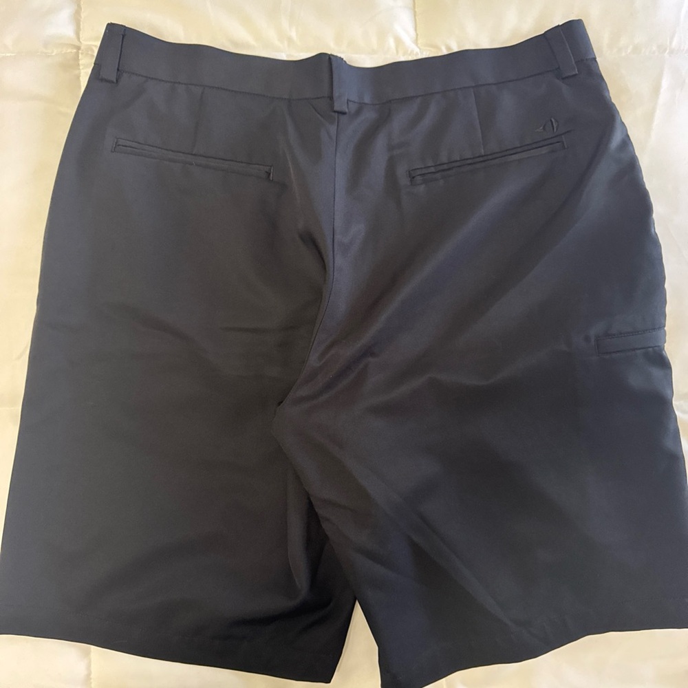 Grand Slam Black Flat Front Tailored Shorts